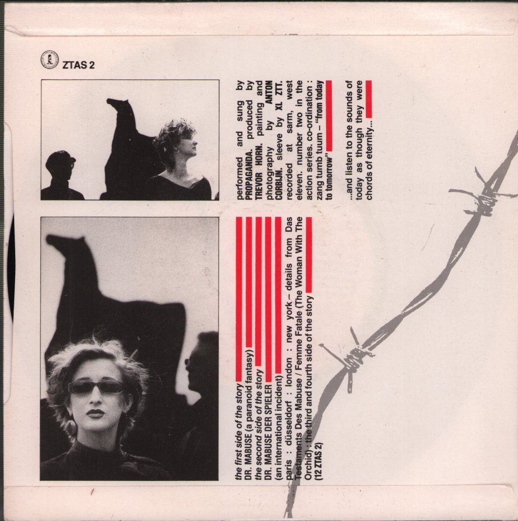 Propaganda (Ztt Group) - Dr Mabuse - 7 Inch