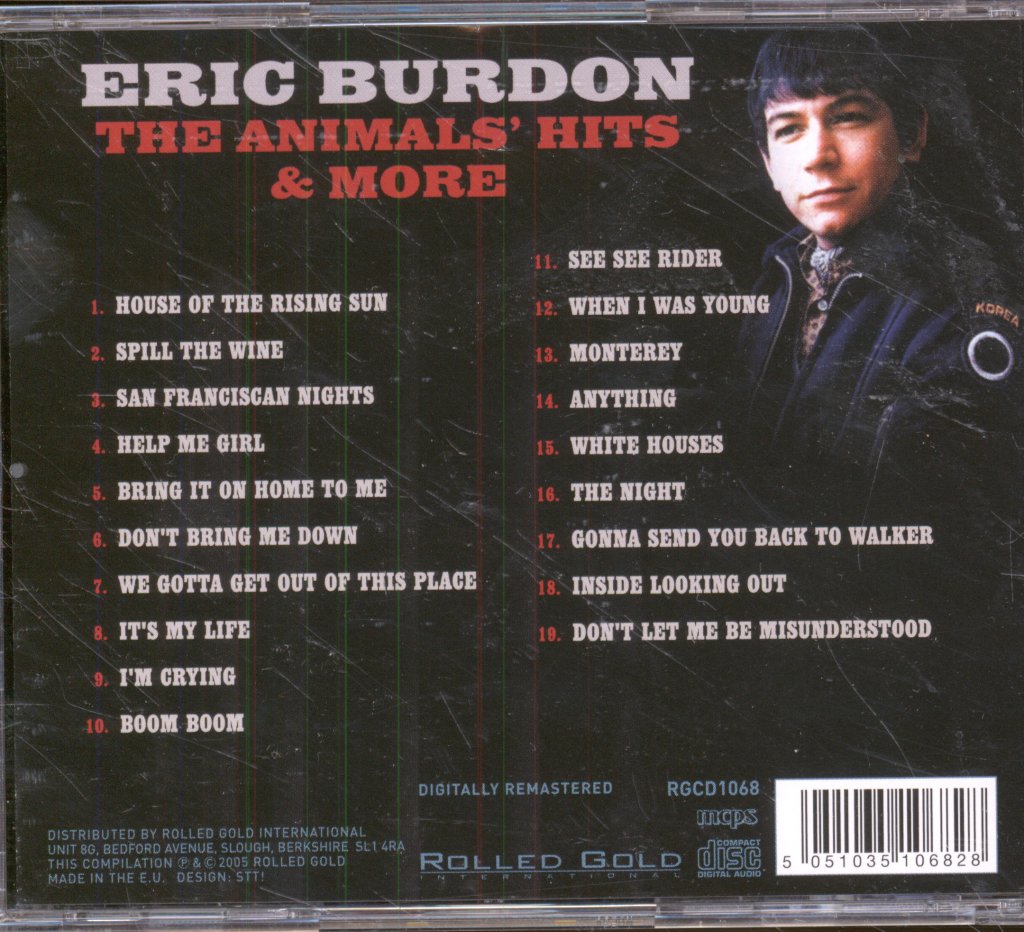 Eric Burdon - Animals' Hits & More - Cd
