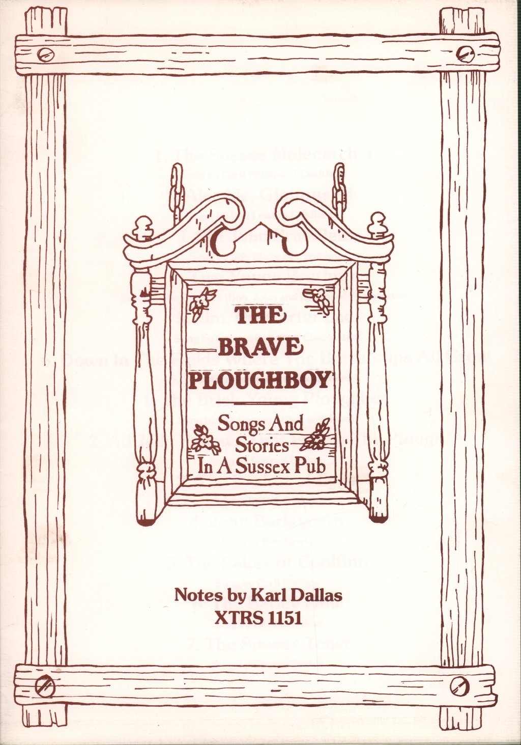 Various Artists - Brave Ploughboy - Songs and Stories In A Sussex Pub - Lp