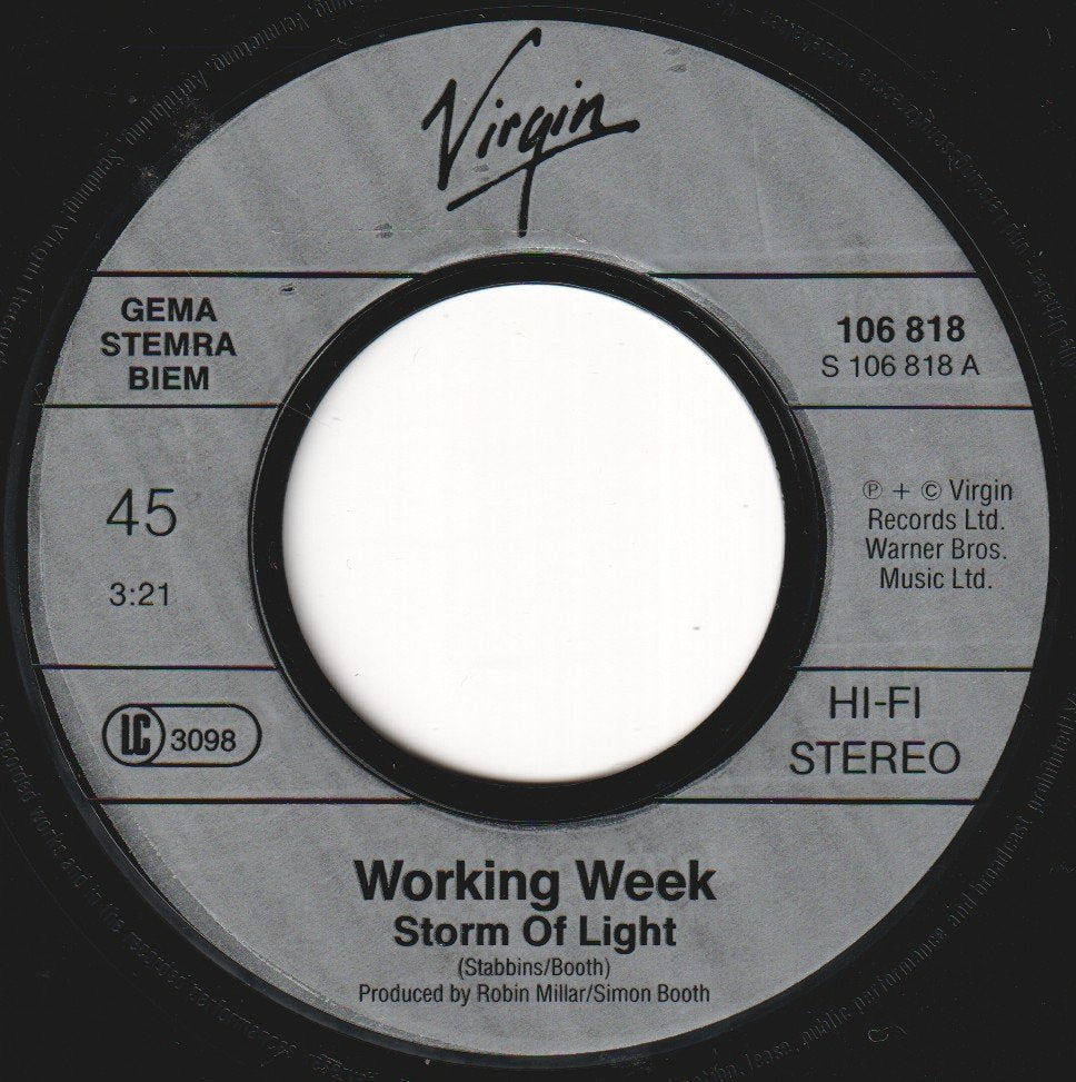 Working Week - Storm Of Light - 7 Inch
