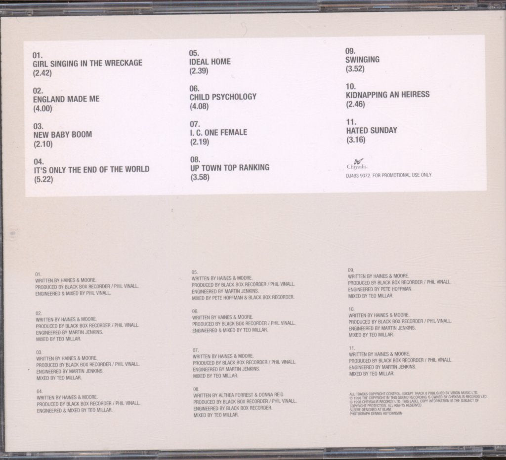 Black Box Recorder - England Made Me - Cd