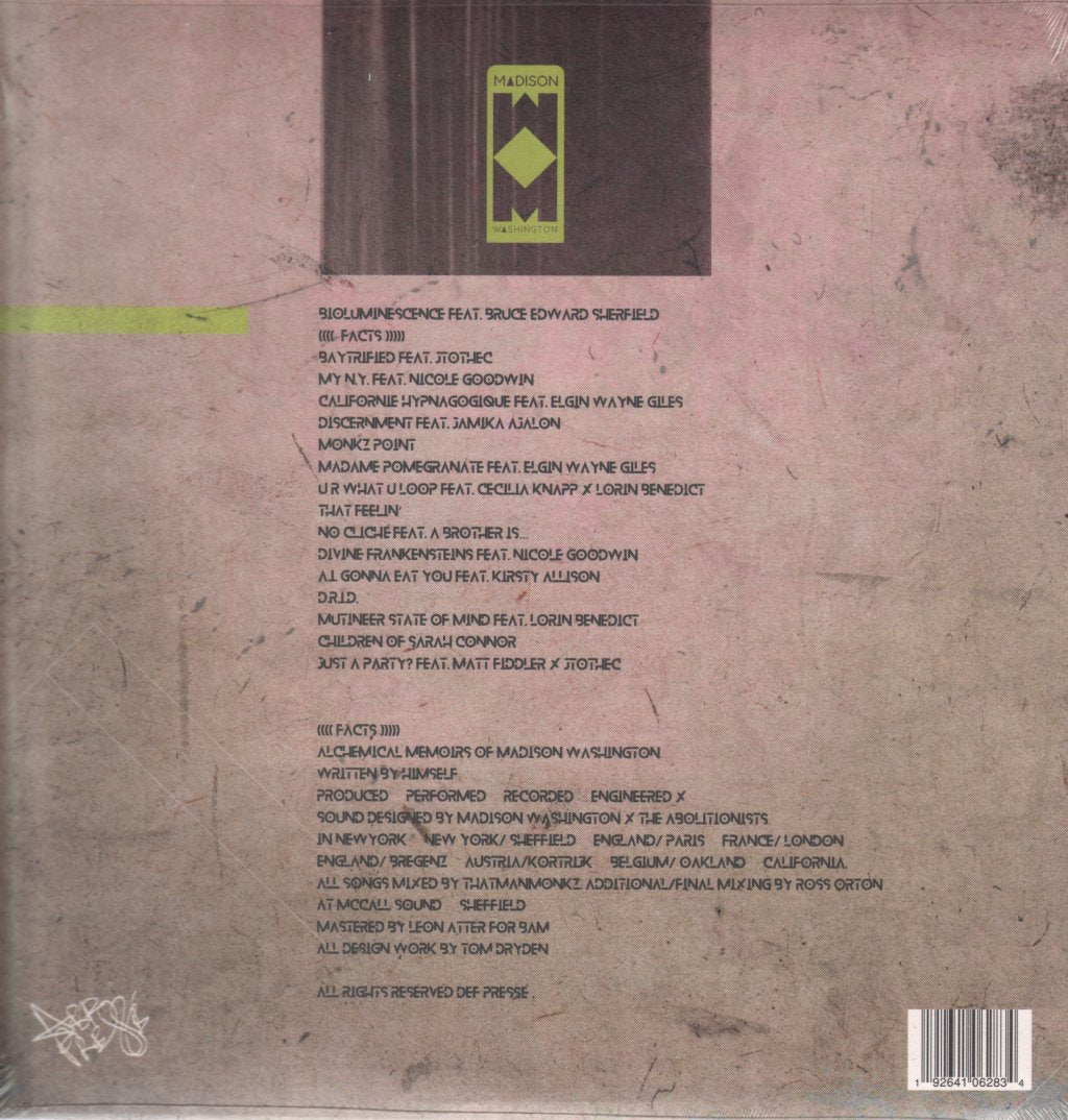Madison Washington - ((((FACTS)))) - Double Lp