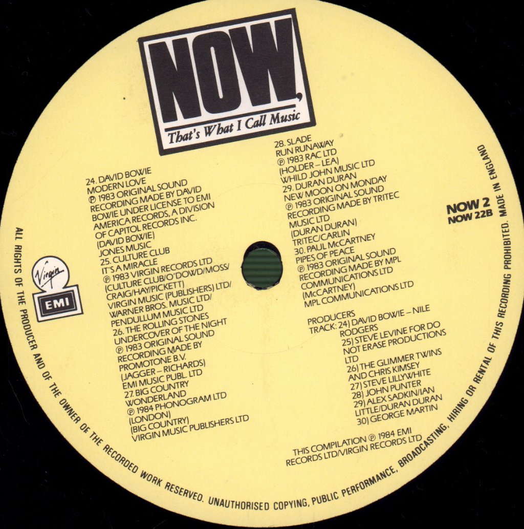 Various Artists - Now That's What I Call Music 2 - Double Lp