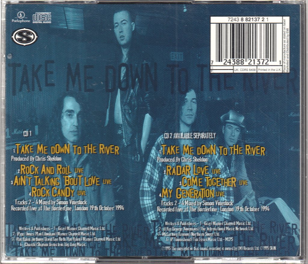 Skin (Rock/Metal Group) - Take Me Down To The River - Double Cd