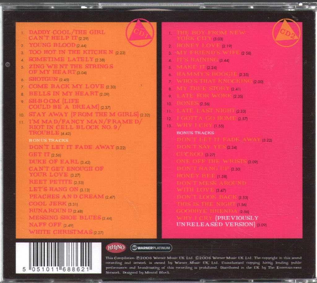 Darts - Double Top - The Very Best Of Darts - Double Cd