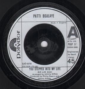 Patti Boulaye - You Stepped Into My Life - 7 Inch