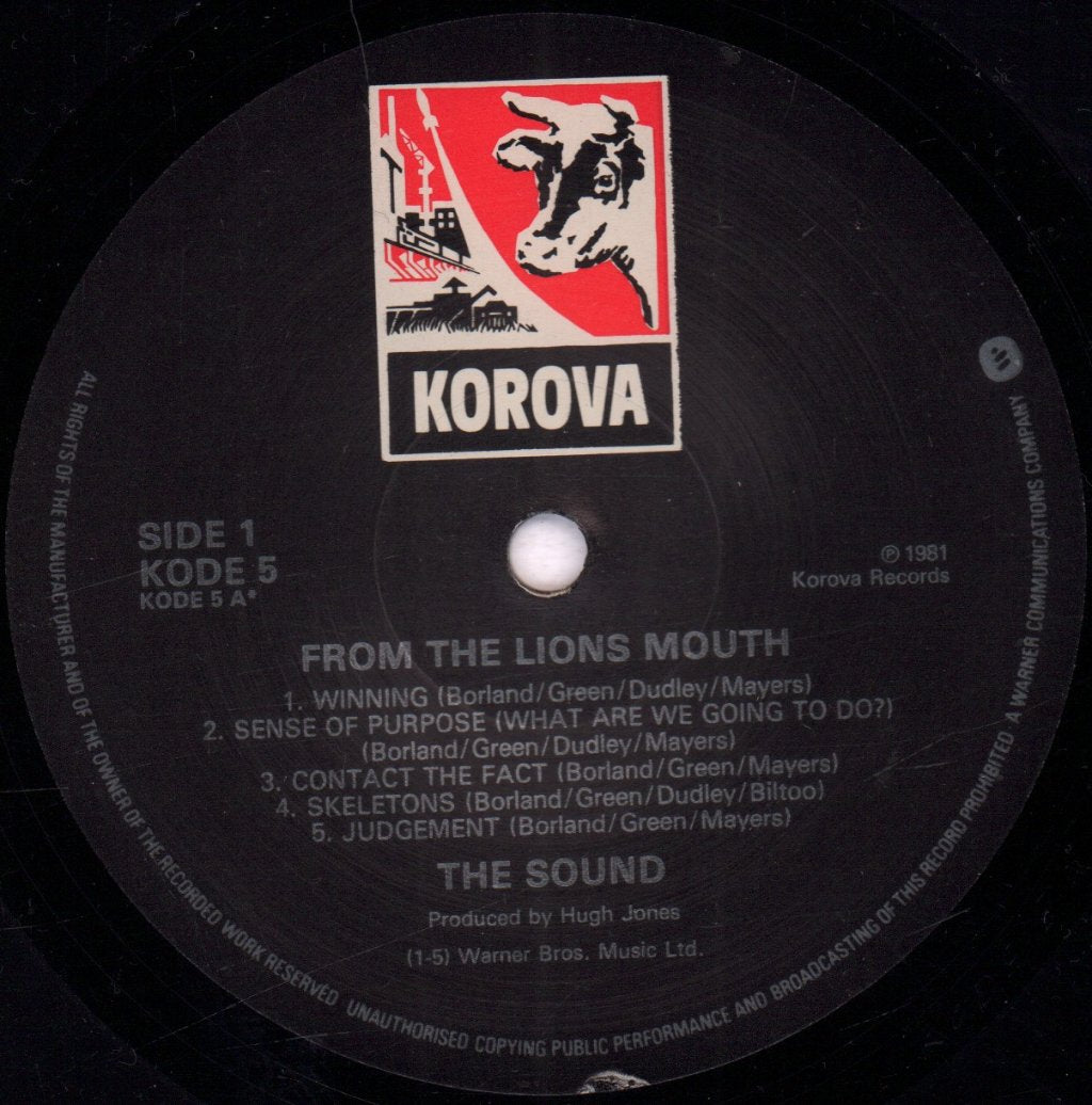 Sound - From The Lions Mouth - Lp