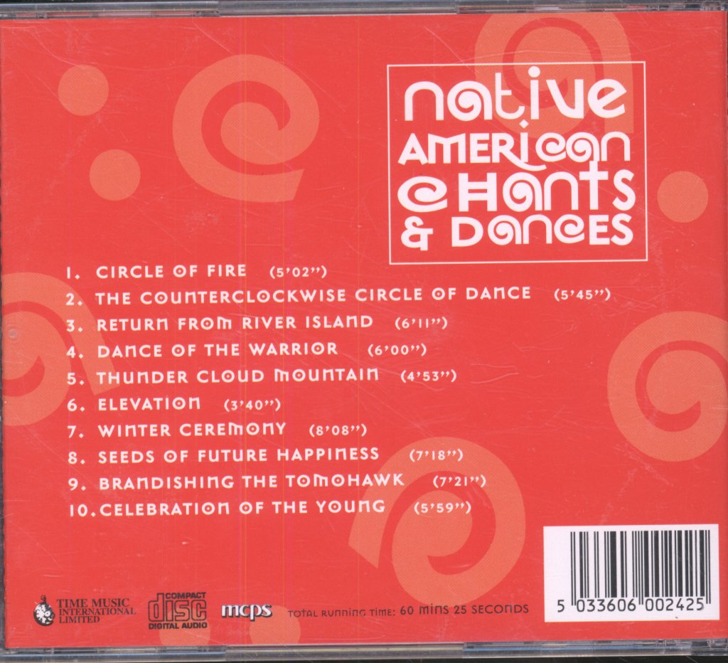 Unknown Artist - Native American Chants & Dances - Cd
