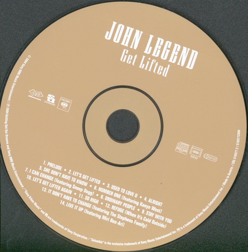 John Legend - Get Lifted - Cd