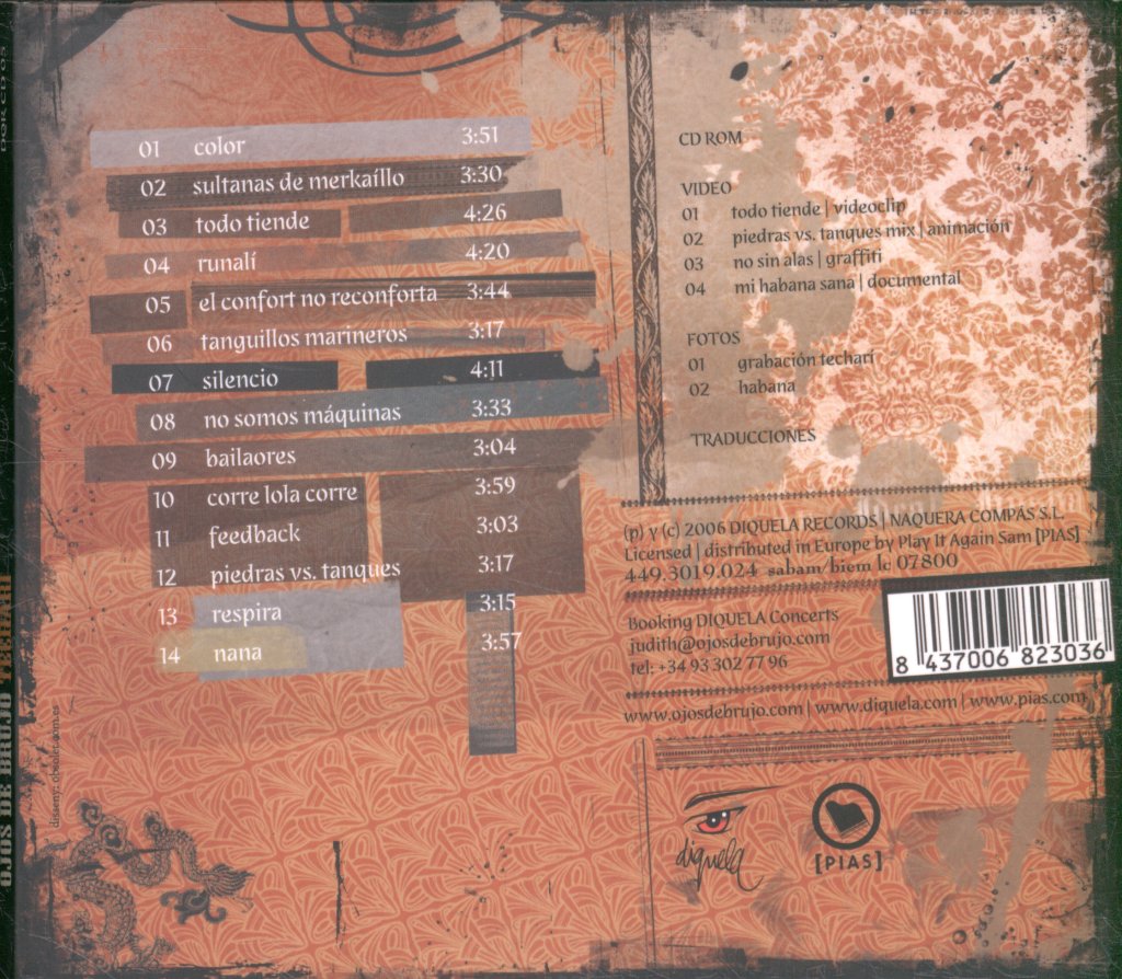 Ojos De Brujo - Techarí - Double Cd