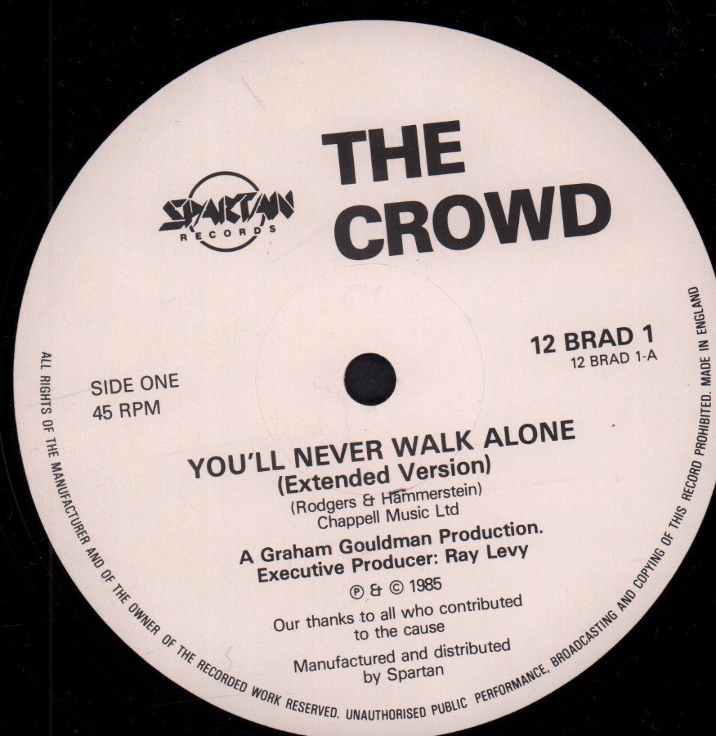 Crowd (Charity Release) - You'll Never Walk Alone - 12 Inch