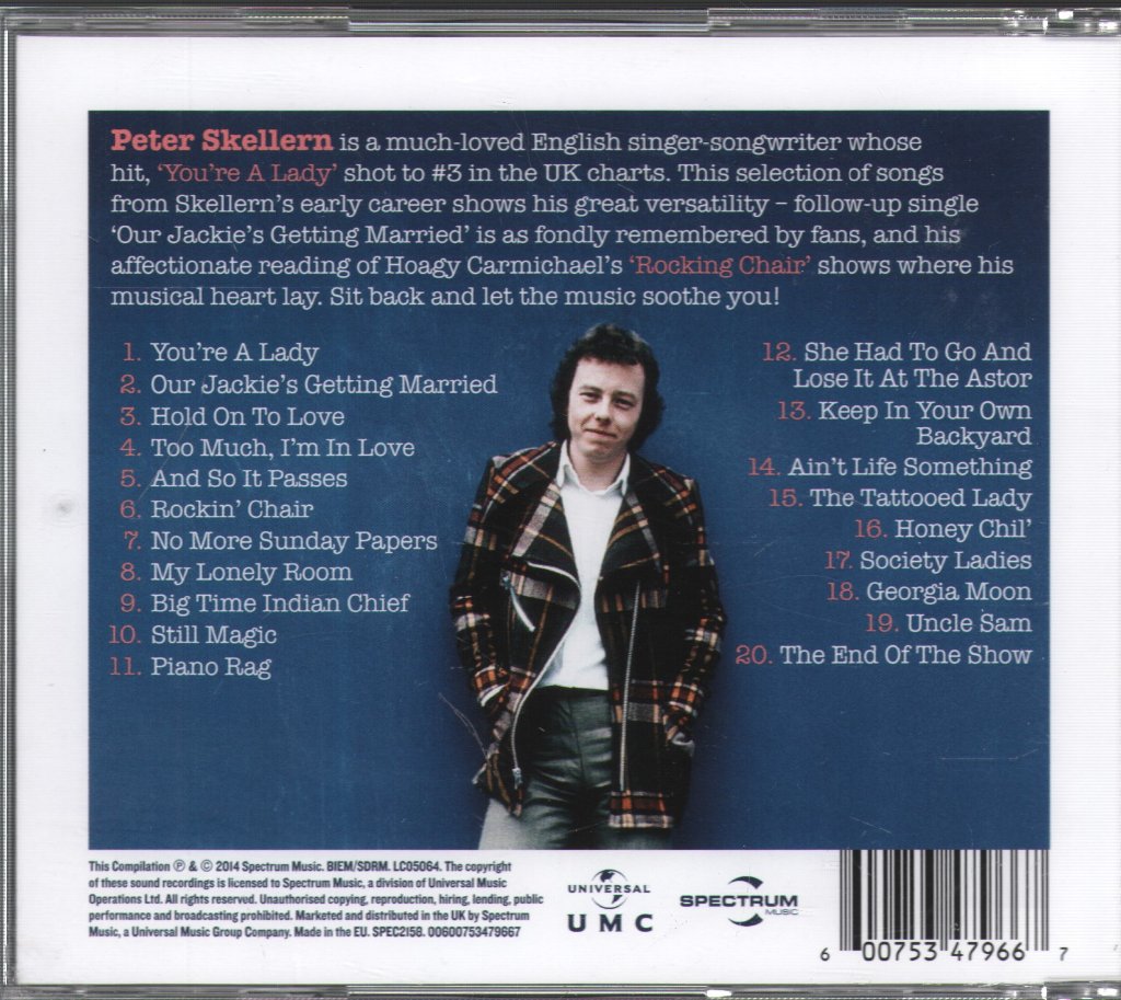 Peter Skellern - You're A Lady: The Best Of - Cd