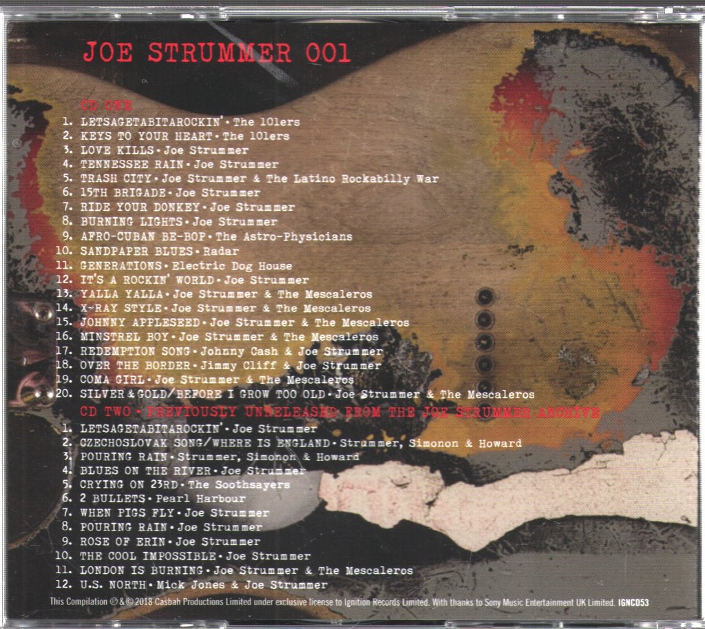 Joe Strummer - Joe Strummer 001 - Double Cd