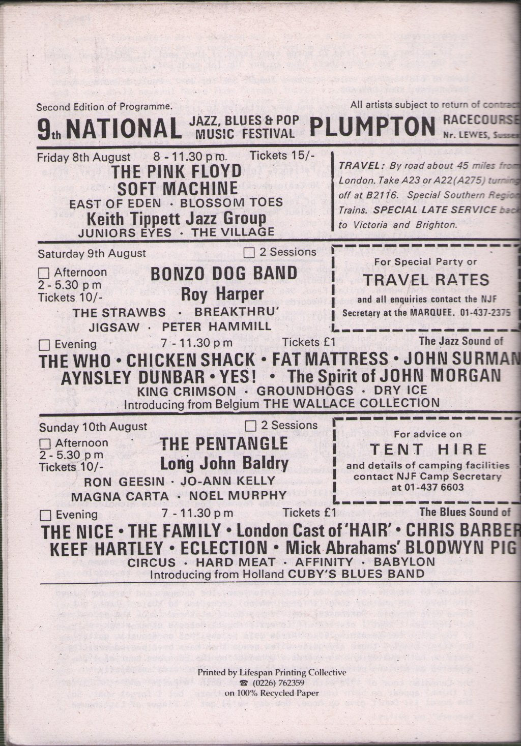 Peter Hammill and Van Der Graaf Generator - Pilgrims 7 - Fanzine