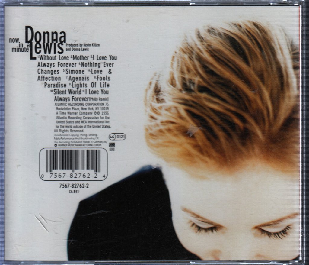 Donna Lewis - Now In A Minute - Cd