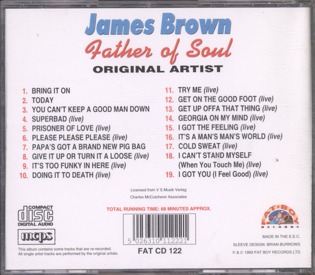 James Brown - Father Of Soul - Cd
