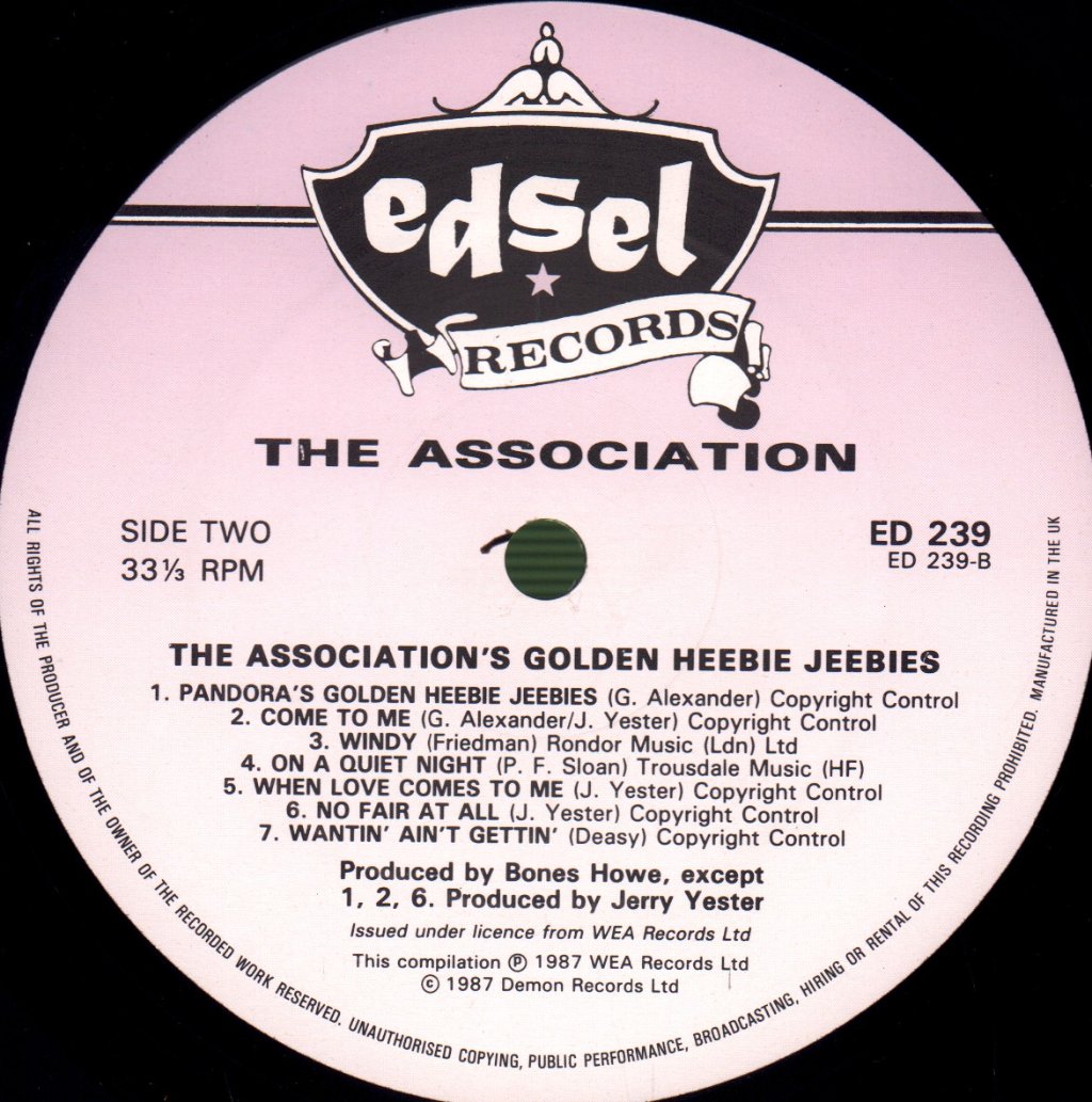 Association - Golden Heebie Jeebies - Lp