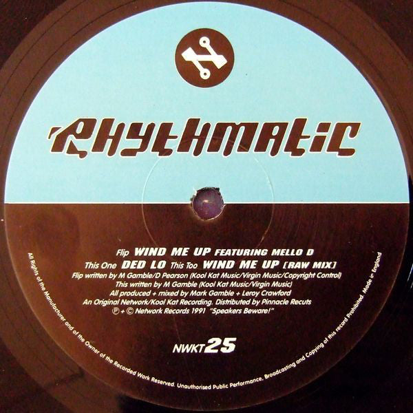 Rhythmatic - Wind Me Up / Ded Lo - 12 Inch