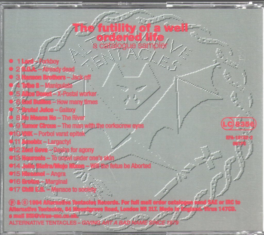 Various Artists - Futility Of A Well Ordered Life (A Catalogue Sampler) - Cd