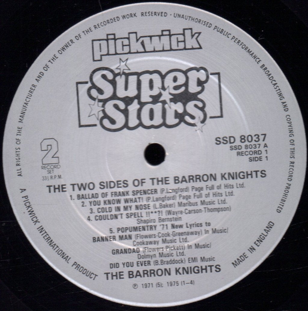 Barron Knights - Two Sides Of The - Double Lp