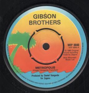 Gibson Brothers - Metropolis - 7 Inch