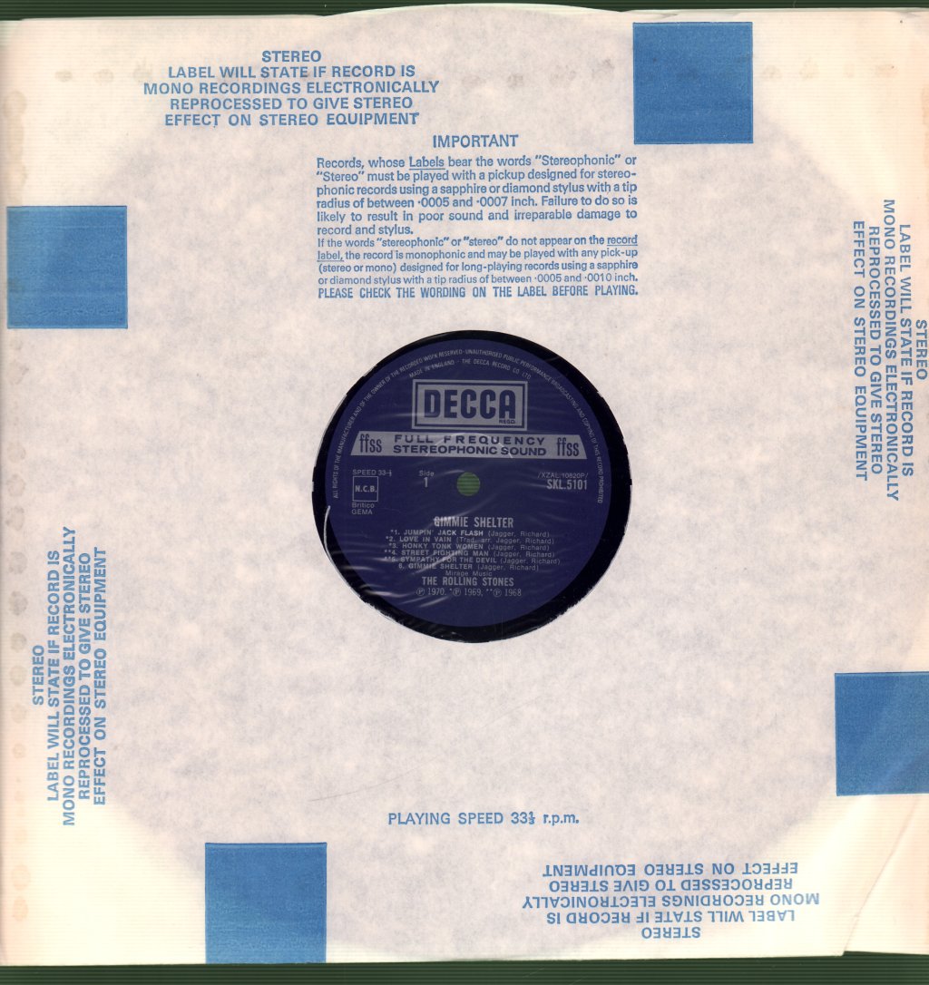 Rolling Stones - Gimme Shelter - Lp
