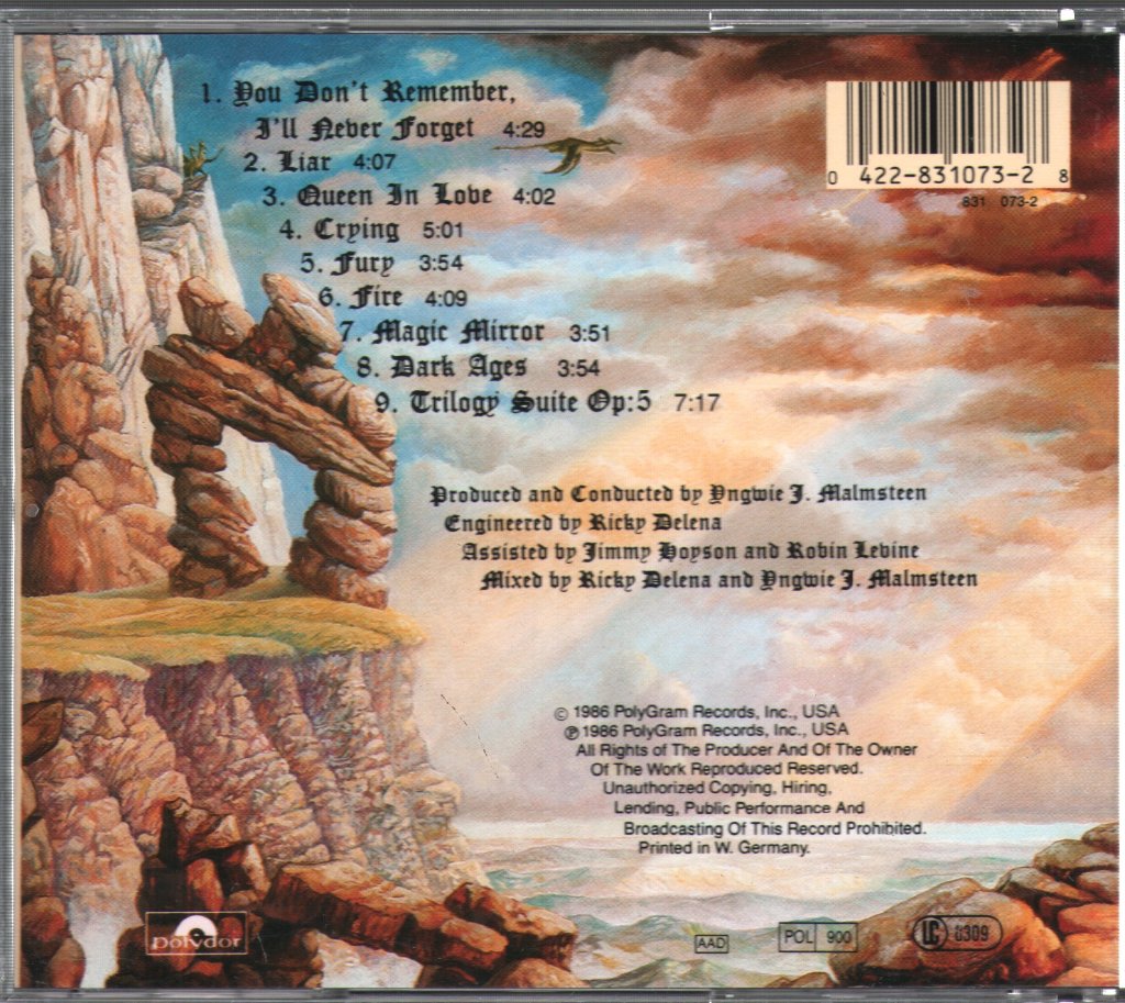 Yngwie Malmsteen - Trilogy - Cd