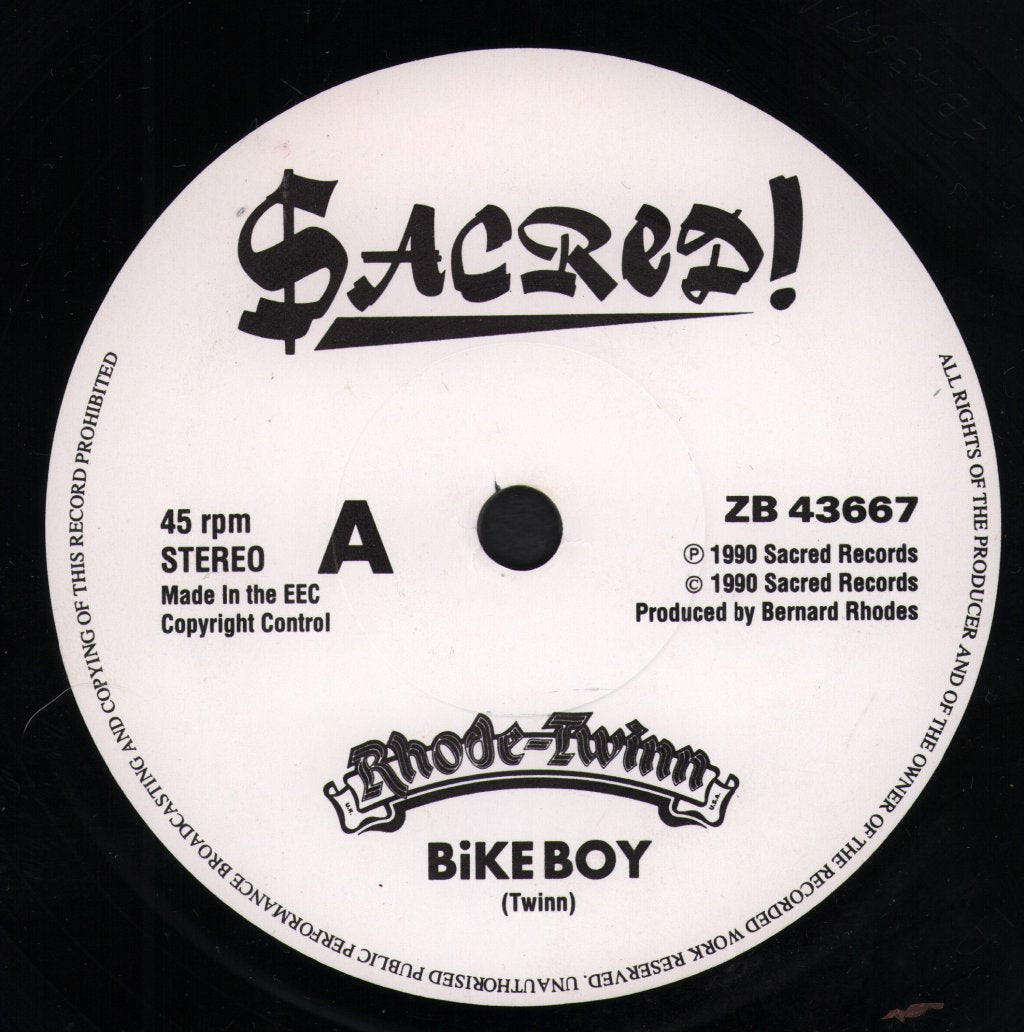 Rhode Twinn - Bikeboy - 7 Inch
