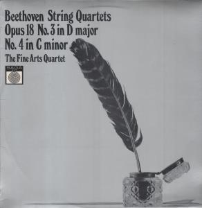 Fine Arts Quartet - Beethoven - String Quartets Opus 18 No.3 In D Major - Lp