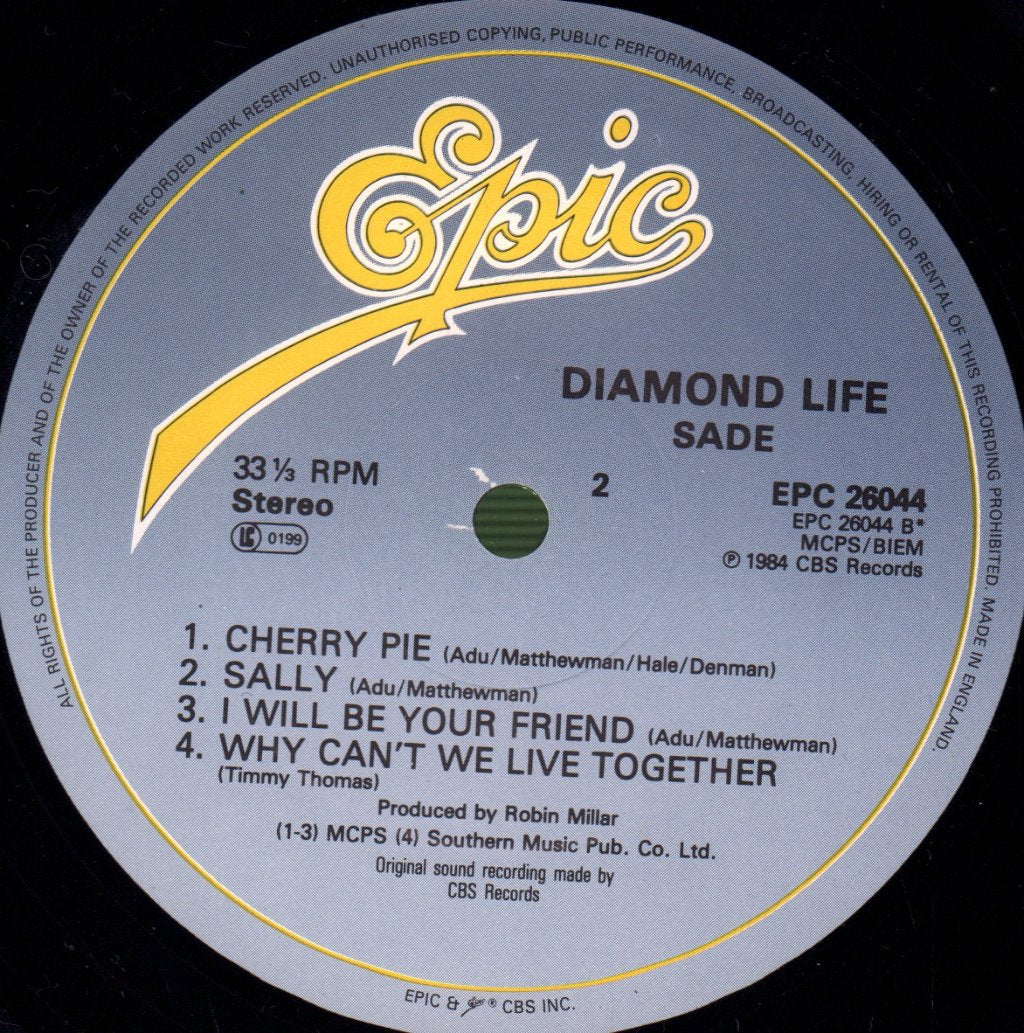 Sade - Diamond Life - Lp
