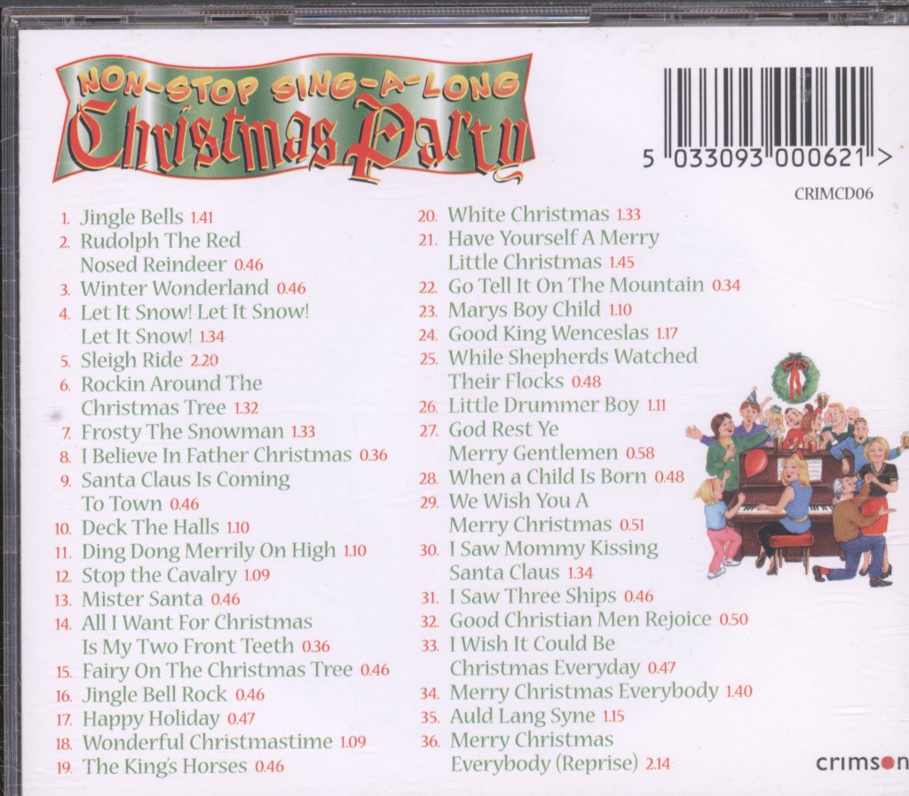 No Artist - Non-Stop Sing-A-Long Christmas Party - Cd