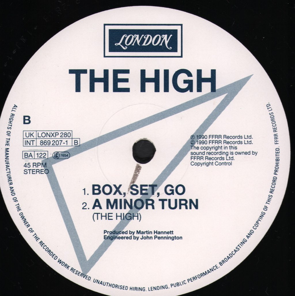 High (Indie Group) - Take Your Time - 12 Inch