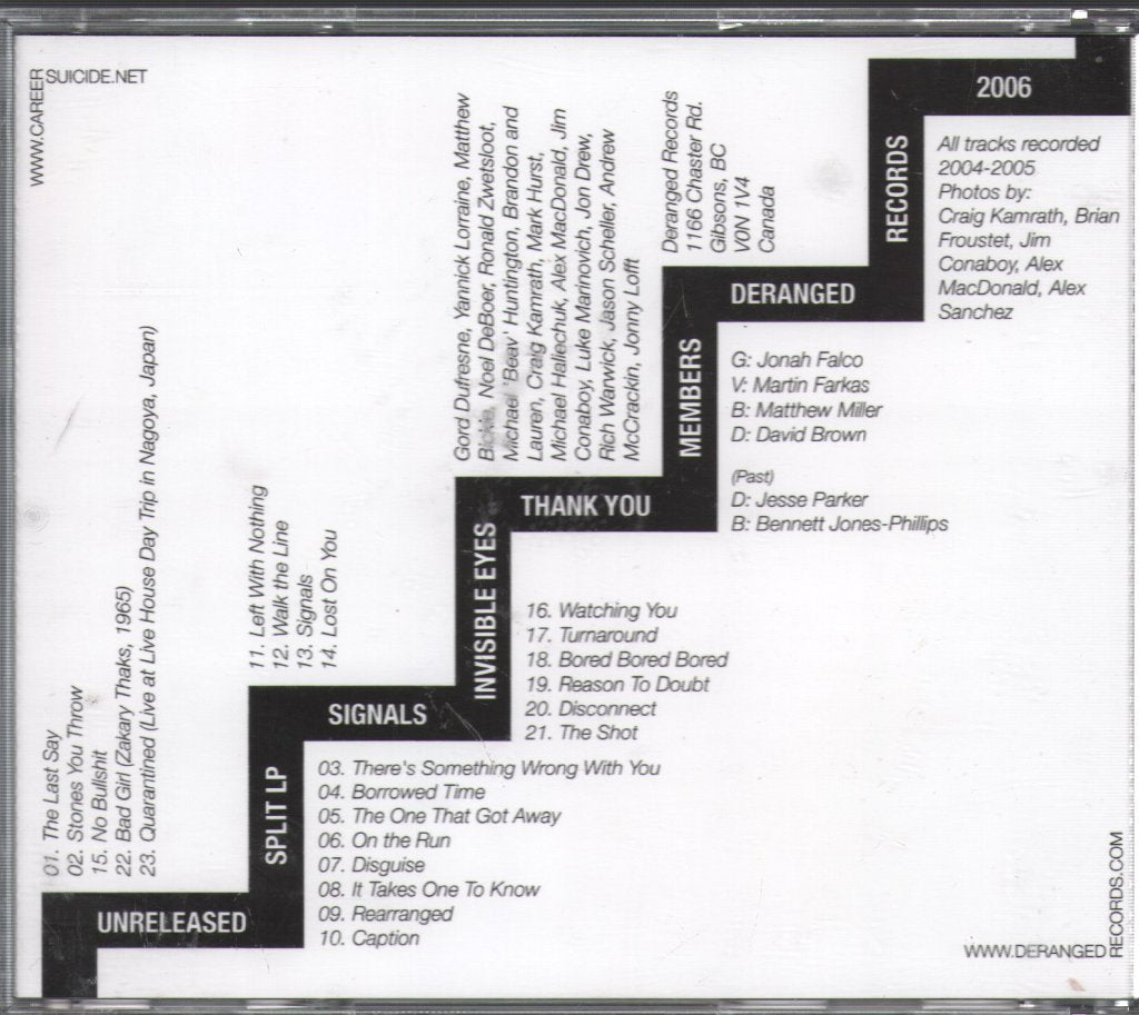 Career Suicide - Anthology Vol. Two - Cd