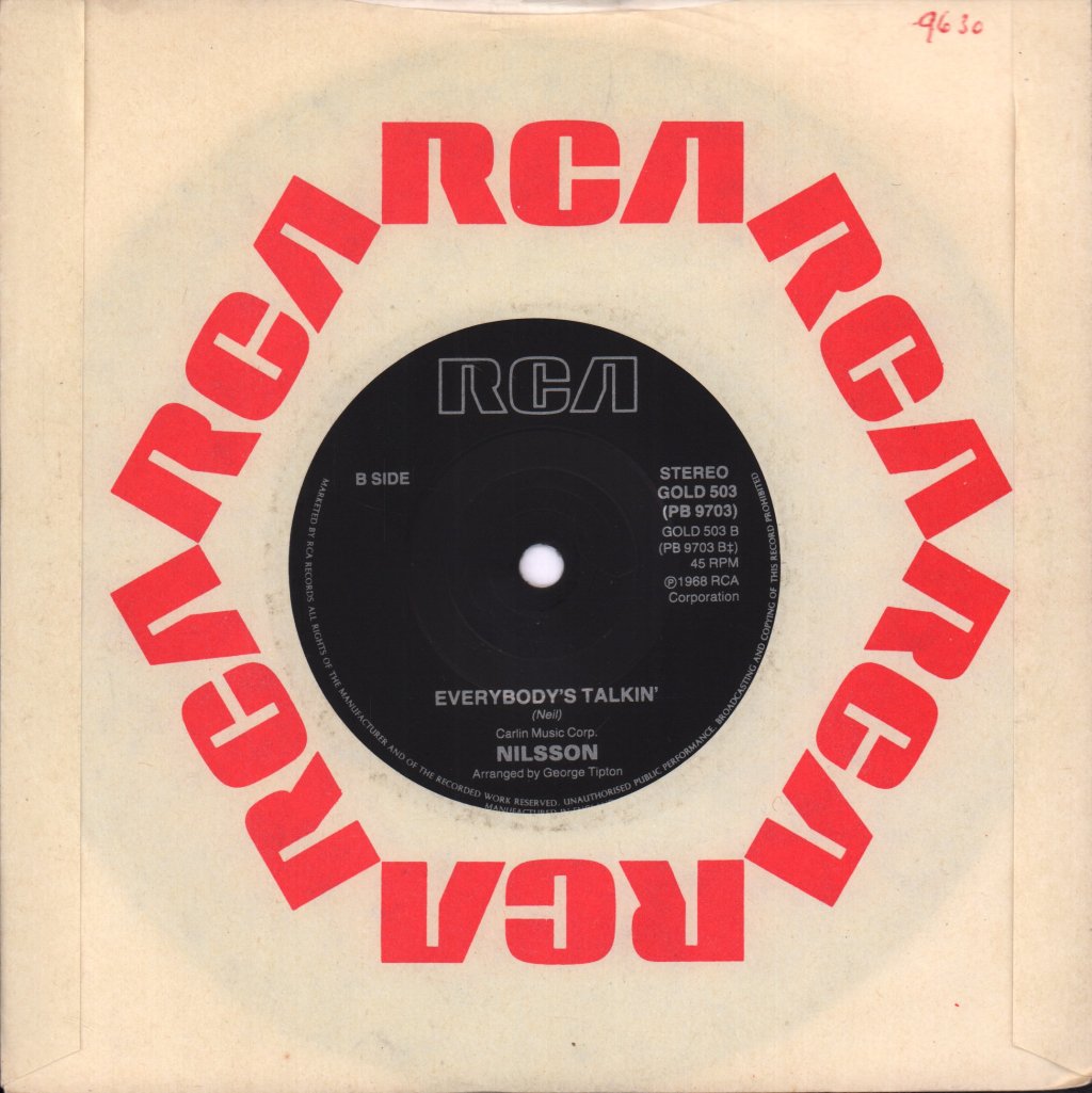 Harry Nilsson - Without You - 7 Inch