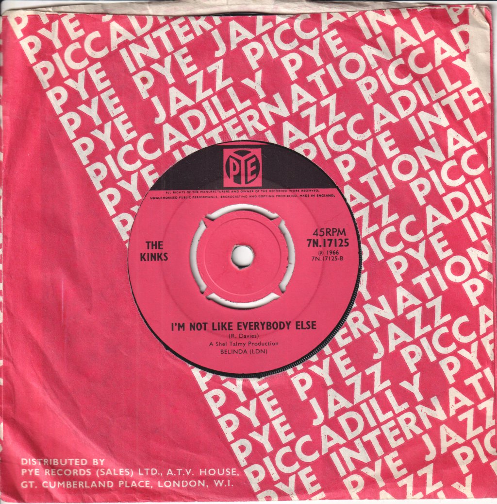 Kinks - Sunny Afternoon - 7 Inch