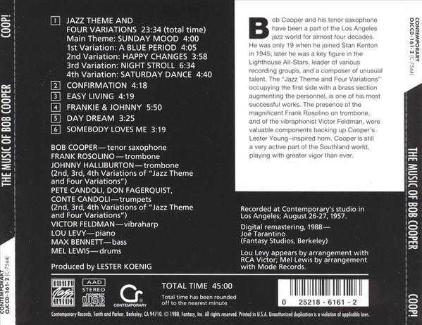 Bob Cooper - Coop! The Music Of Bob Cooper - Cd