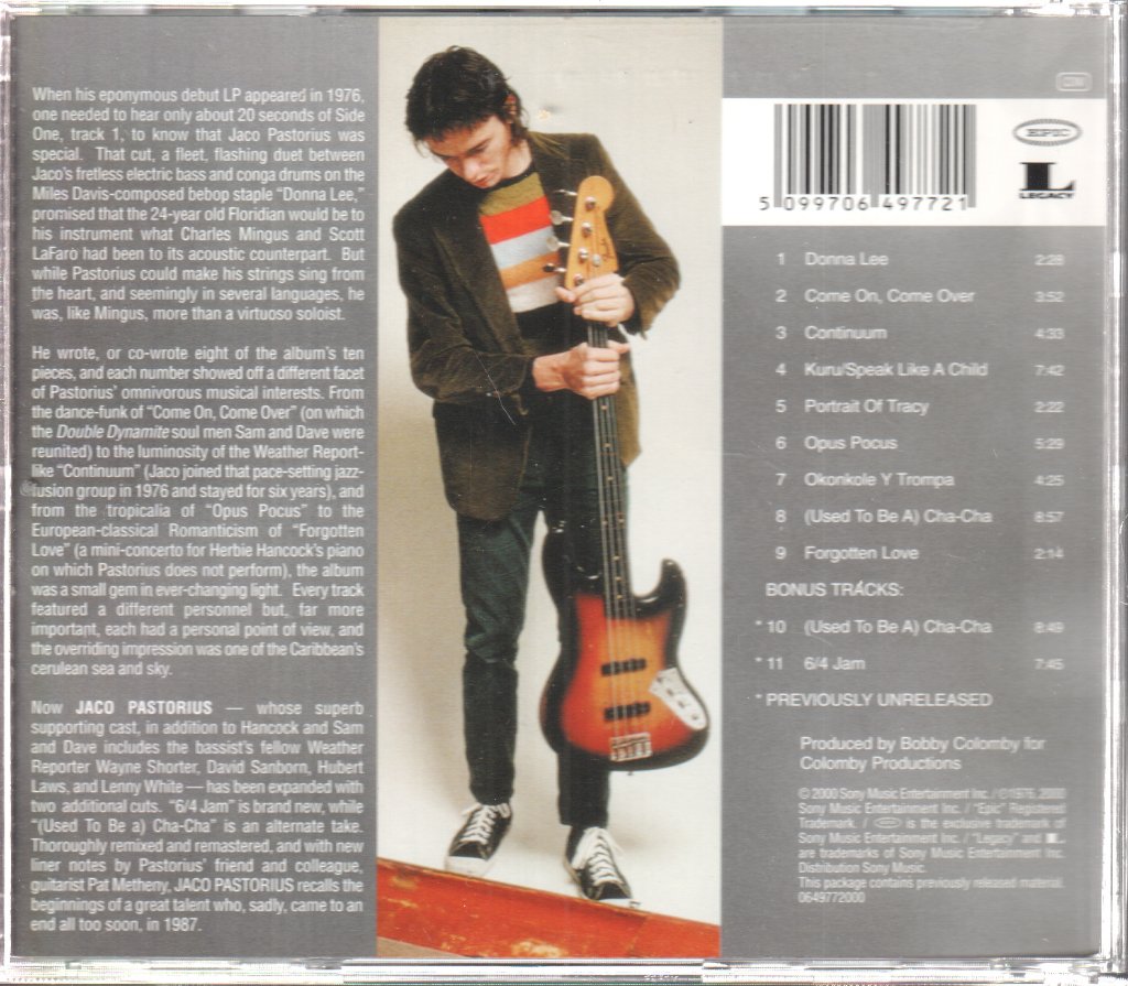 Jaco Pastorius - Jaco Pastorius - Cd