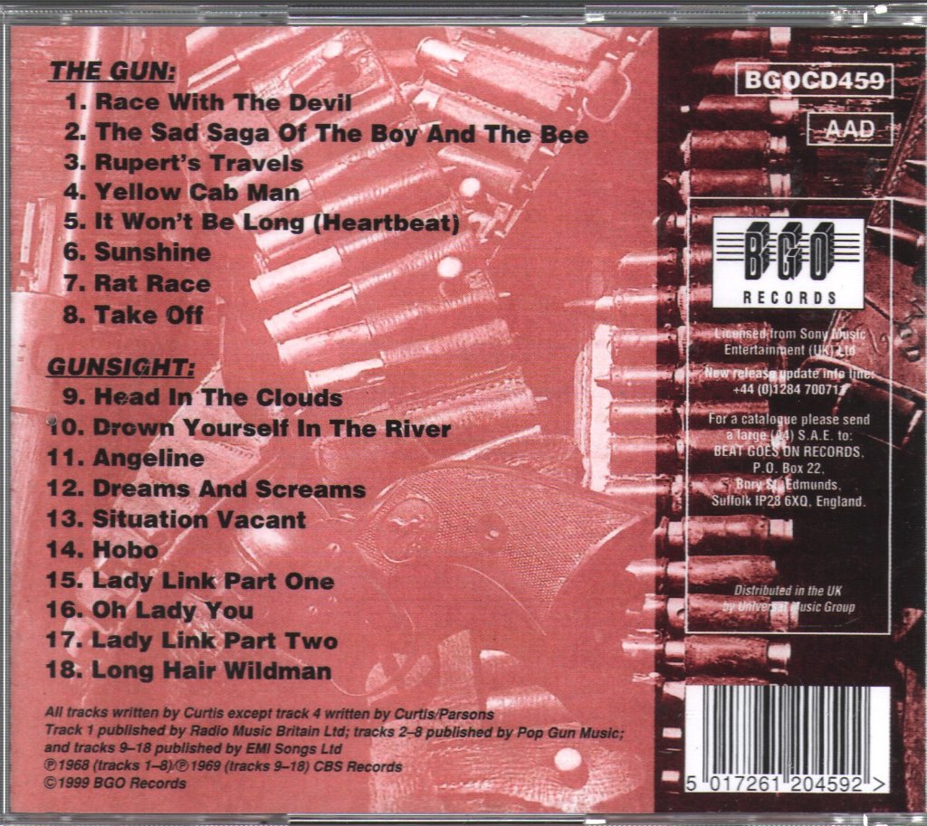 Gun - Gun / Gunsight - Cd