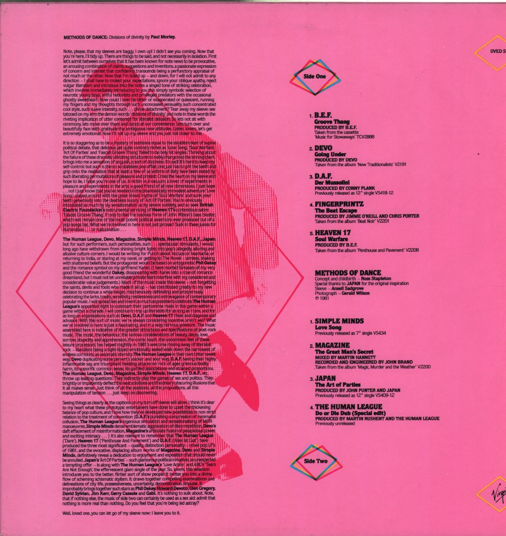 Various Artists - Methods Of Dance - Lp