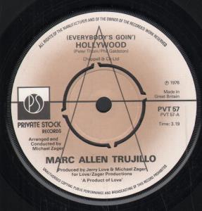 Marc Allen Trujillo - Hollywood - 7 Inch