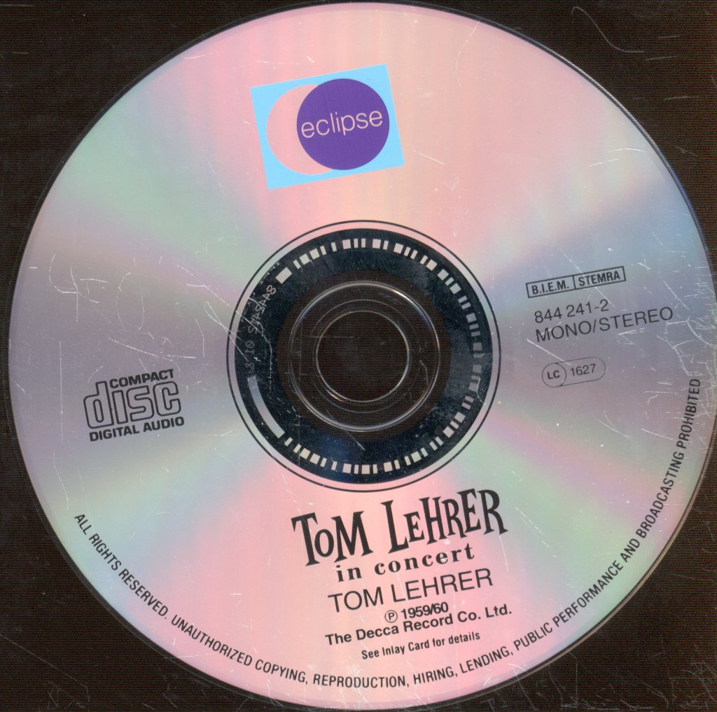 Tom Lehrer - In Concert - Cd