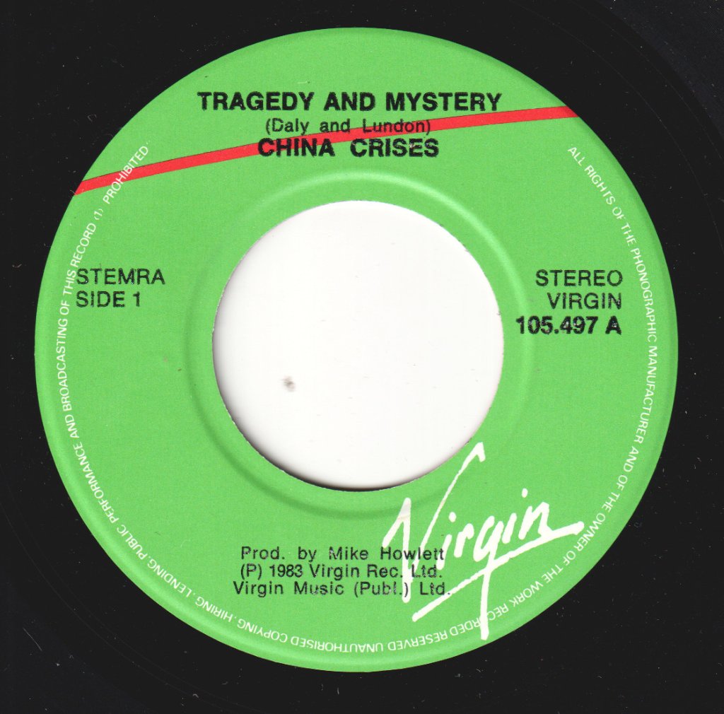 China Crisis - Tragedy And Mystery - 7 Inch