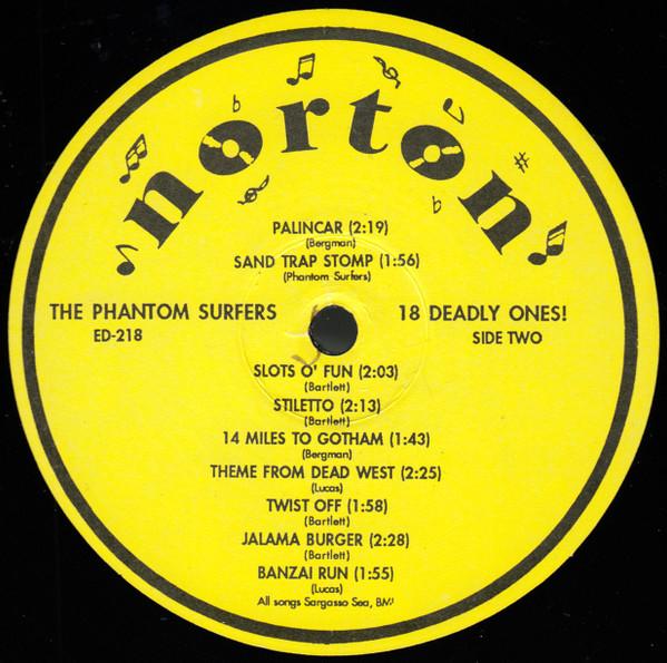 Phantom Surfers - 18 Deadly Ones!!! - Lp
