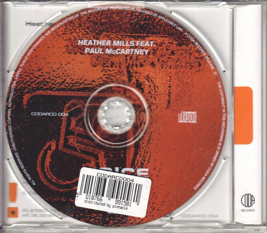 Heather Mills Feat. Paul Mc Cartney - Voice - Cd