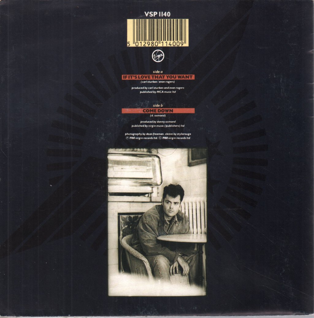 Donny Osmond - If It's Love That You Want - 7 Inch