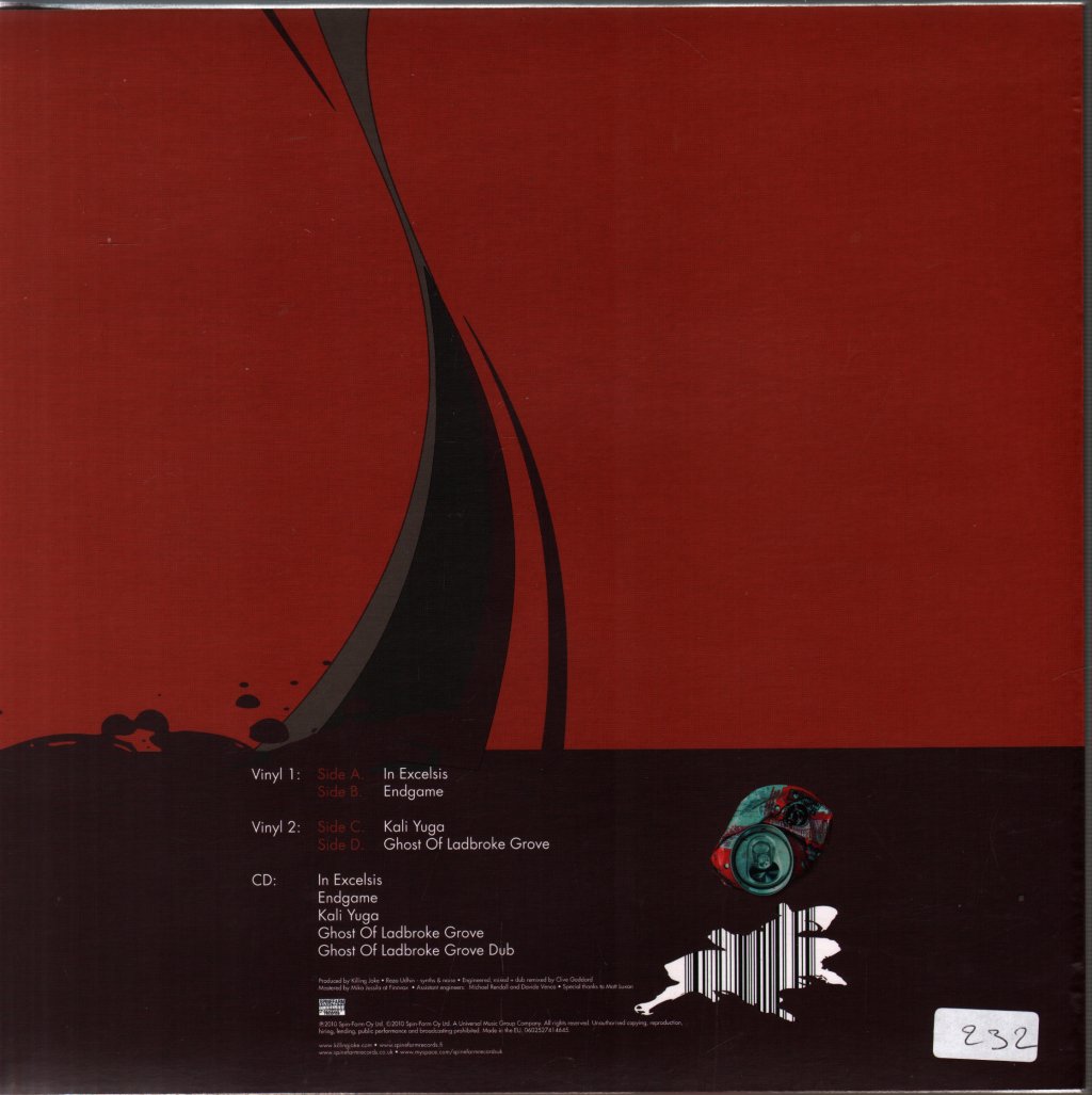 Killing Joke - In Excelsis - Double 10 Inch