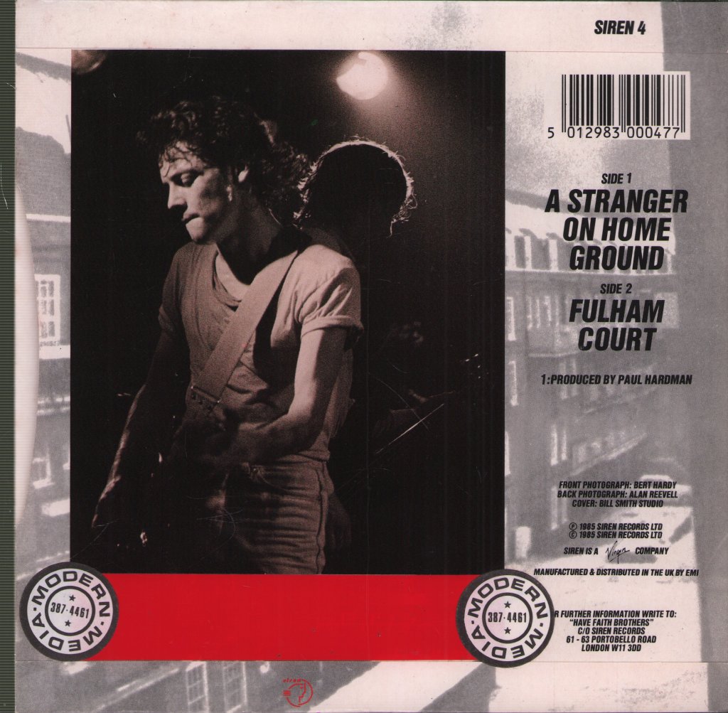 Faith Brothers - A Stranger On Home Ground - 7 Inch