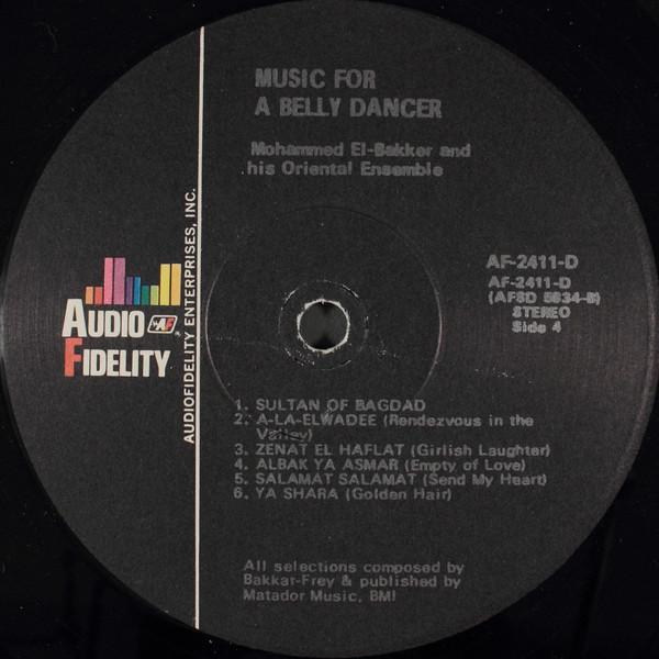 Mohammed El-Bakkar & His Oriental Ensemble - Music For A Belly Dancer - Double Lp