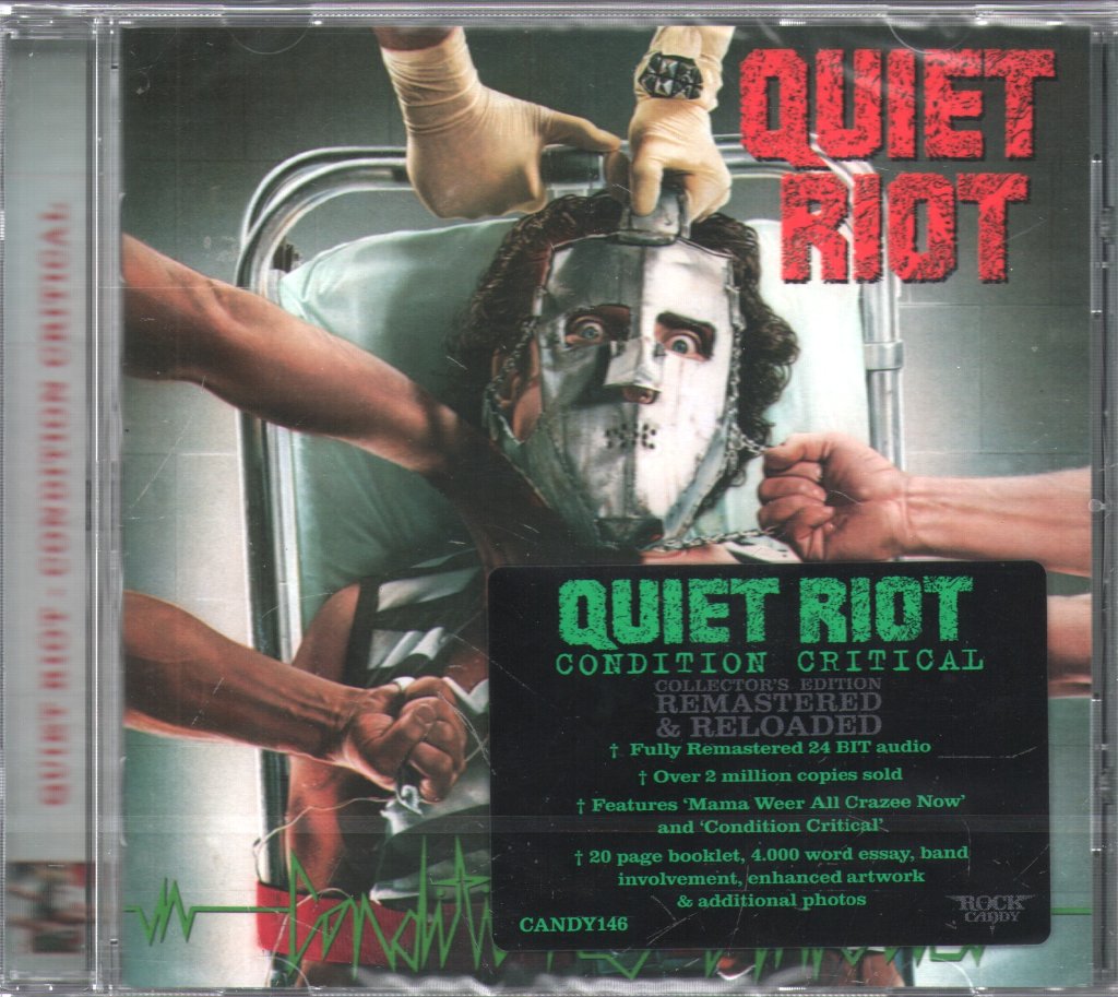 ポスター付！見本盤 QUIET RIOT CONDITION CRITICAL Quiet Riot - Condition Critical - Cd – Vinyl Tap