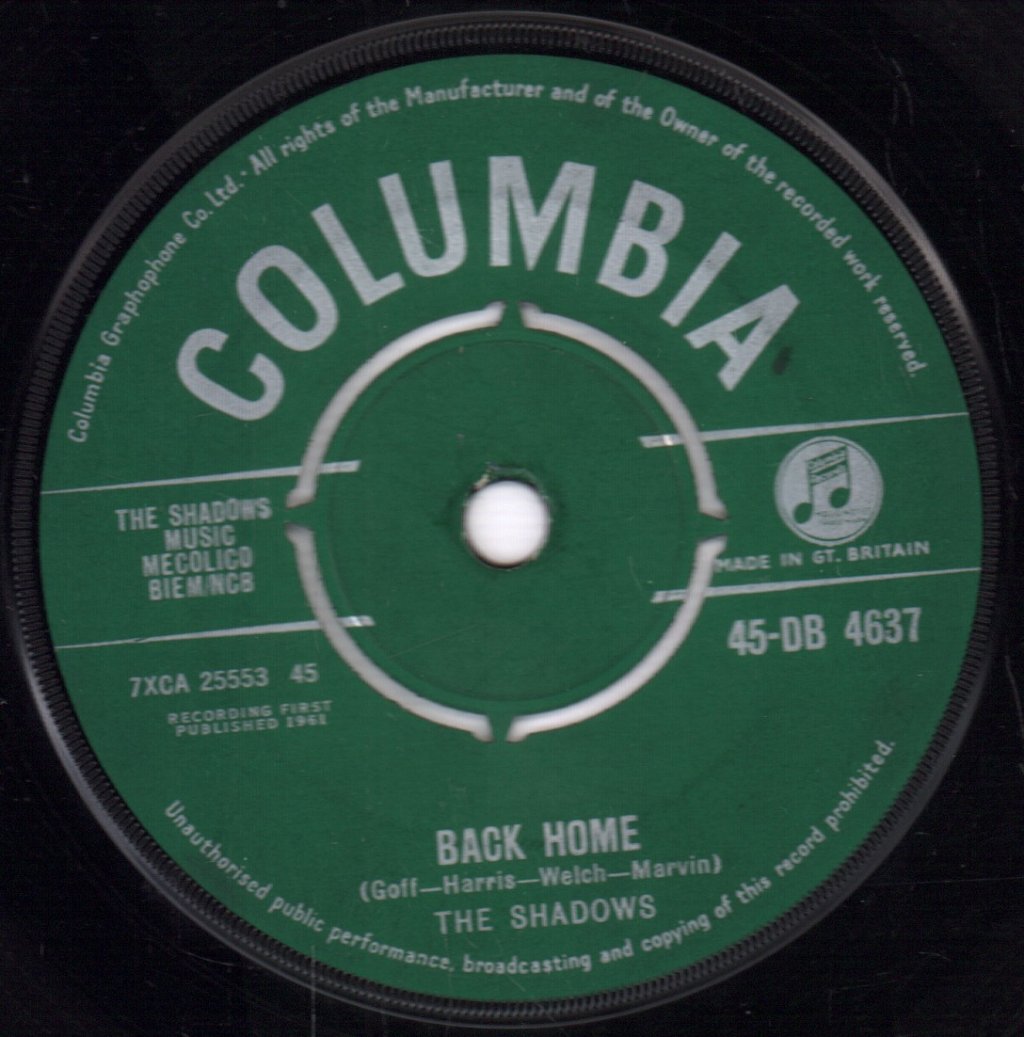 Shadows - Frightened City - 7 Inch